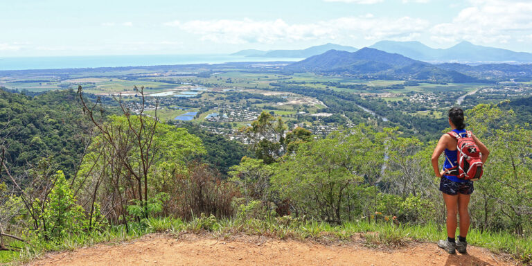 The view from Glacier Rock lookout in Cairns