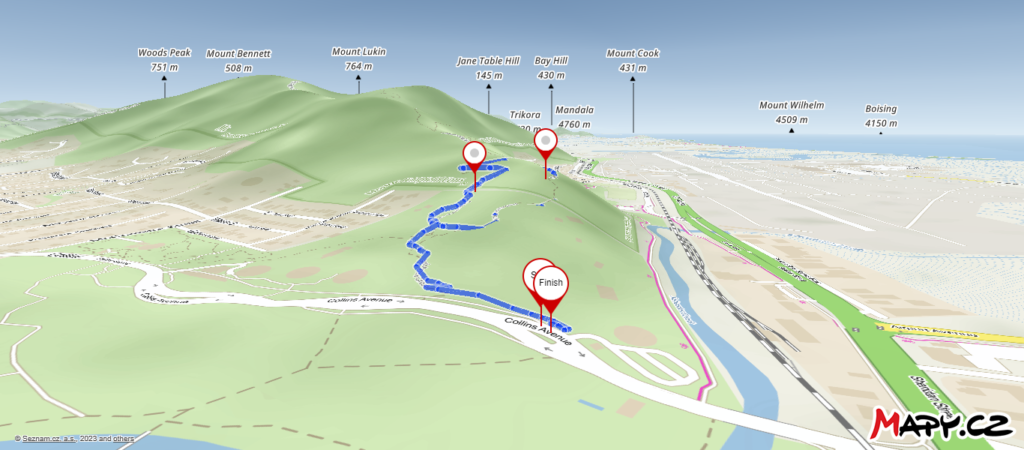 Red Arrow Cairns Map – 3D View